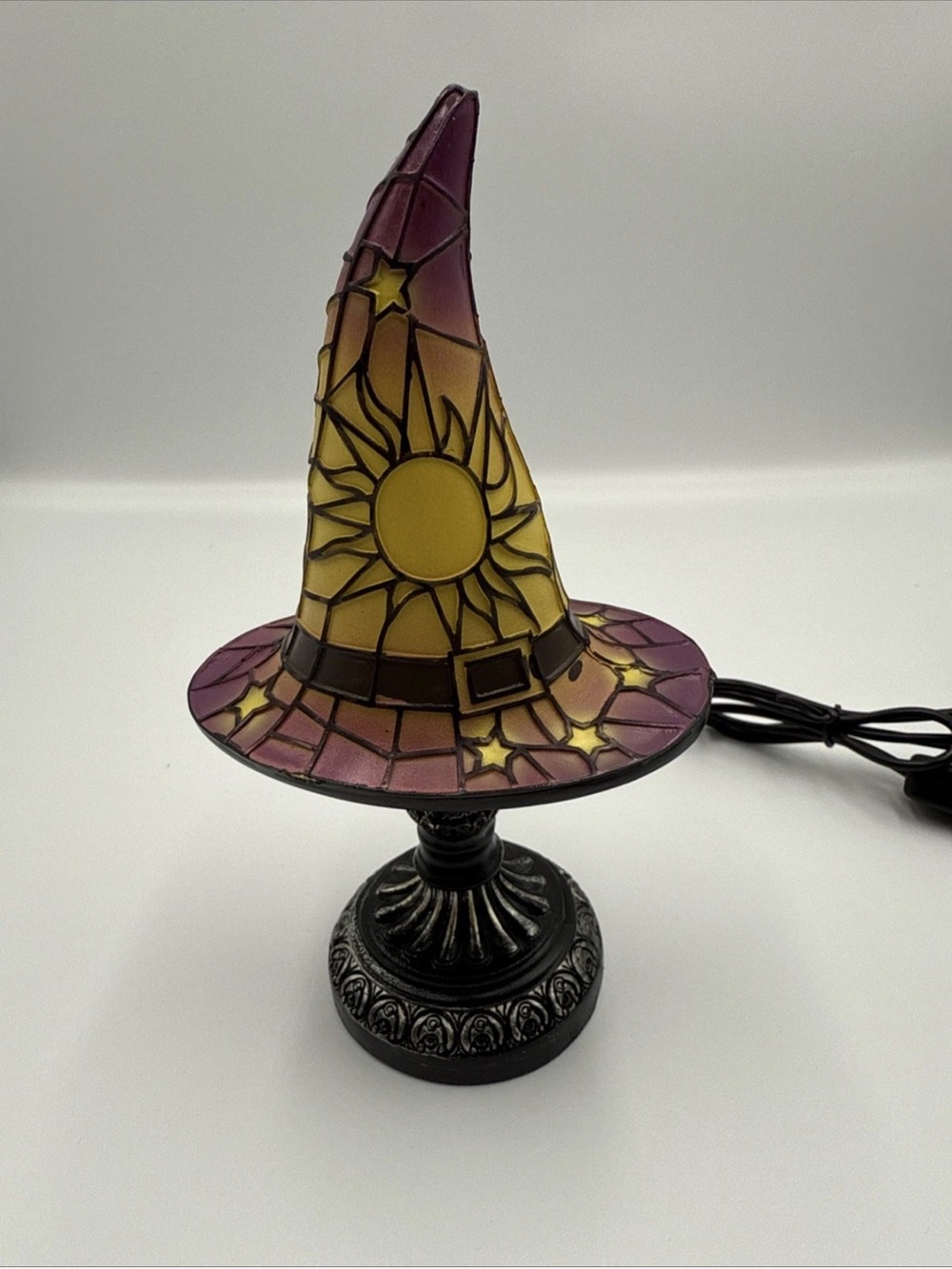 Light up witch lamp. 14” tall